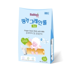 Bánh ngũ cốc Babba's Baby vị phô mai/vị sữa 40g