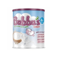 Bột ăn dặm Babba's Baby vị dâu chuối/gạo sữa/táo củ dền 160g