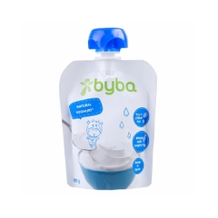 Sữa chua túi Byba vị dâu chuối/vị tự nhiên/ngũ cốc mật ong 85g