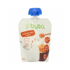 Sữa chua túi Byba vị dâu chuối/vị tự nhiên/ngũ cốc mật ong 85g