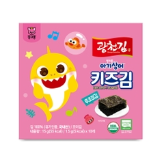 Rong biển Organic Pink Fong ít dầu/ tách muối cho bé từ 8/12 tháng 15g