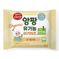 Phô mai hữu cơ tách muối Seoul Milk - step 1 180g
