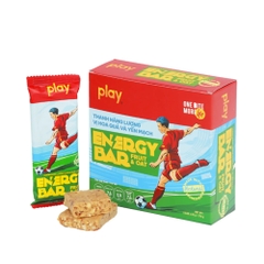 Combo 3/6/12 thanh năng lượng PLAY vị trái cây và yến mạch/cam cacao/macca và đậu phộng 135/270/540g