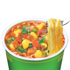 Thùng mì ly Nissin Cup Noodles hương vị Tom Yum/hải sản/cua sốt cay Singapore/sườn chanh67g/71g/74g