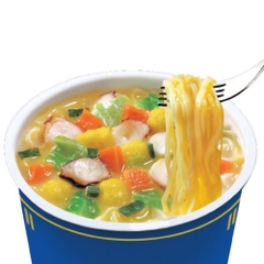 Thùng mì ly Nissin Cup Noodles hương vị Tom Yum/hải sản/cua sốt cay Singapore/sườn chanh67g/71g/74g