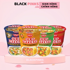 Thùng mì ly Nissin Cup Noodles hương vị Tom Yum/hải sản/cua sốt cay Singapore/sườn chanh67g/71g/74g