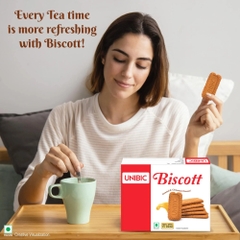 Bánh quy Unibic hương vị quế và caramel Biscott 250g