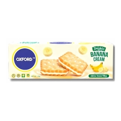 Bánh quy kẹp kem Oxford hương chuối/bơ/socola/dâu gói/hộp 125g