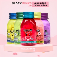 Kẹo the Playmore vị dưa hấu/xí muội/táo/nho/chanh mật ong/bạc hà/đào/dâu tây/xôi xoài hũ 22g