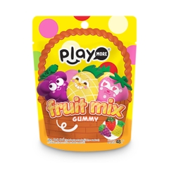 Kẹo dẻo Playmore bánh cupcake/trái cây hỗn hợp/hình khủng long/xôi xoài 48g/64g
