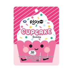 Kẹo dẻo Playmore bánh cupcake/trái cây hỗn hợp/hình khủng long/xôi xoài 48g/64g