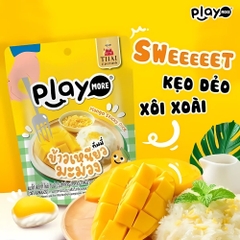 Kẹo dẻo Playmore bánh cupcake/trái cây hỗn hợp/hình khủng long/xôi xoài 48g/64g