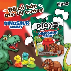 Kẹo dẻo Playmore bánh cupcake/trái cây hỗn hợp/hình khủng long/xôi xoài 48g/64g
