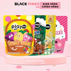 Kẹo dẻo Playmore bánh cupcake/trái cây hỗn hợp/hình khủng long/xôi xoài 48g/64g