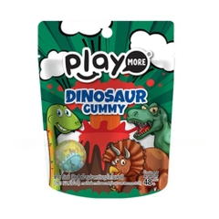Kẹo dẻo Playmore bánh cupcake/trái cây hỗn hợp/hình khủng long/xôi xoài 48g/64g
