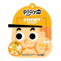 Kẹo mềm Playmore hương dâu/đào/cola 100g/gói