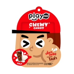 Kẹo mềm Playmore hương dâu/đào/cola 100g/gói