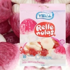 Kẹo dẻo nhân thạch Vidal vị kem dâu 85g