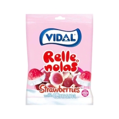 Kẹo dẻo nhân thạch Vidal vị kem dâu 85g