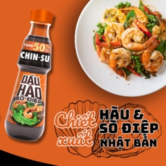 Thùng Dầu hào Chin-su sò điệp 150/525ml