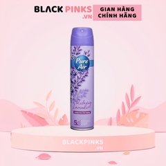 Xịt phòng hương nước hoa Pure Air hương phấn/hoa hồng/anh đào/lavender/cam chanh/ 280ml