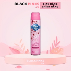 Xịt phòng hương nước hoa Pure Air hương phấn/hoa hồng/anh đào/lavender/cam chanh/ 280ml