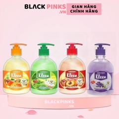 Nước rửa tay Kleen 500ml hương đào/xoài/trà xanh/oải hương