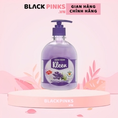 Nước rửa tay Kleen 500ml hương đào/xoài/trà xanh/oải hương