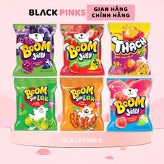 Kẹo dẻo Boom Orion vị đào/muối ớt/chanh dây/đào/nho/dâu/me (dây 10 gói x 25g)