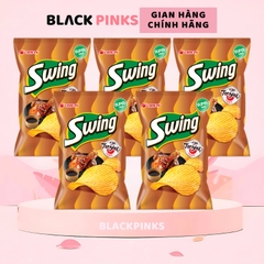 Combo 5 gói snack khoai tây Swing vị bít tết, gà Teriyaki, phô mai, bò nướng 32/60/108g