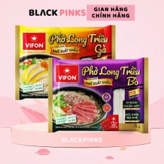 Thùng 24 gói phở gà/bò Long Triều Vifon 75g