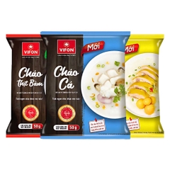 Cháo thịt bằm/gà/cá Vifon gói 50g