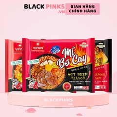 Mì nước Vifon vị bò cay/hải sản cay/bò kim chi cay gói 105g