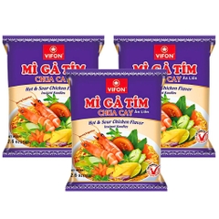 Thùng 30 gói mì gà tím Vifon gói 75g