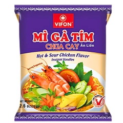 Thùng 30 gói mì gà tím Vifon gói 75g