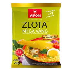Mì xuất khẩu gà vàng Zlota/cà ri gà Curry Vifon gói 70g