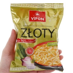 Mì xuất khẩu gà vàng Zlota/cà ri gà Curry Vifon gói 70g