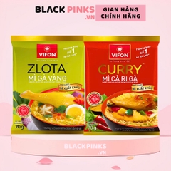 Mì xuất khẩu gà vàng Zlota/cà ri gà Curry Vifon gói 70g