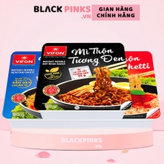 Mì xào hải sản/spaghetty/bò sa tế/tương đen Vifon khay 90g