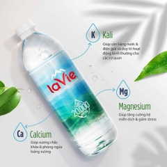 Thùng 12 chai nước khoáng thiên nhiên LaVie 700ml