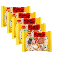 Lốc 5 gói mì Miliket thập cẩm 70g