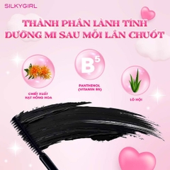 Mascara làm dài, dày và cong mi Silkygirl 4ml