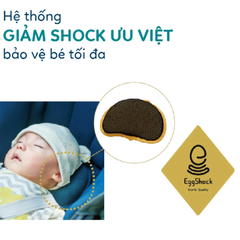 Xe đẩy Combi Sugocal Light 4 bánh quay tự động màu xanh dương/hồng