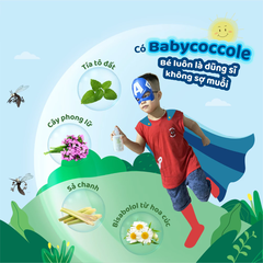 Xịt chống muỗi Babycoccole 125ml dành cho bé từ 0 tháng tuổi