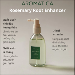 Xịt dưỡng chân tóc Aromatica chiết xuất hương thảo kích thích mọc tóc 100ml