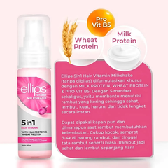 Xịt dưỡng tóc Ellips Vitamin phục hồi hư tổn 45ml