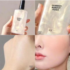 Xịt khoá makeup 3CE có nhũ tạo hiệu ứng nền căng bóng 95ml