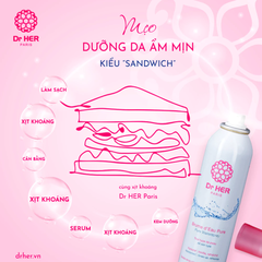 Xịt khoáng Dr Her Paris làm dịu da 150ml