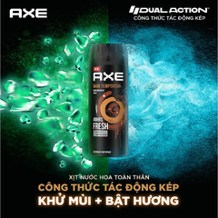 Xịt khử mùi AXE cho nam hương nước hoa Ice Chill/Apollo/Black/Gold Temptation/Dark Temptation 135ml