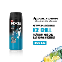 Xịt khử mùi AXE cho nam hương nước hoa Ice Chill/Apollo/Black/Gold Temptation/Dark Temptation 135ml